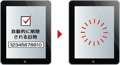 時限削除設定