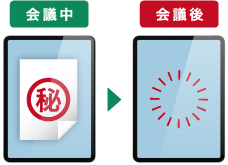 会議資料の自動削除